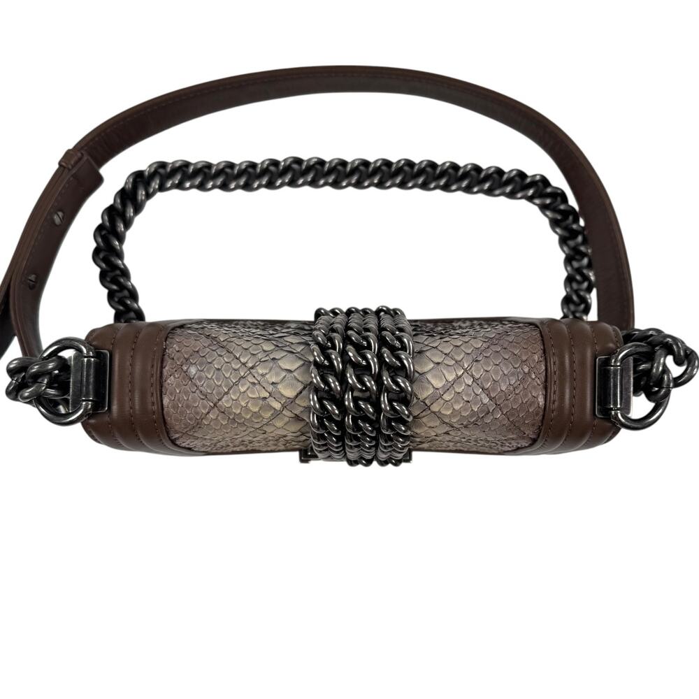 Chanel Python Small Boy Bag - Picture 7 of 15